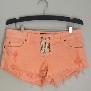 Lace Up Shorts